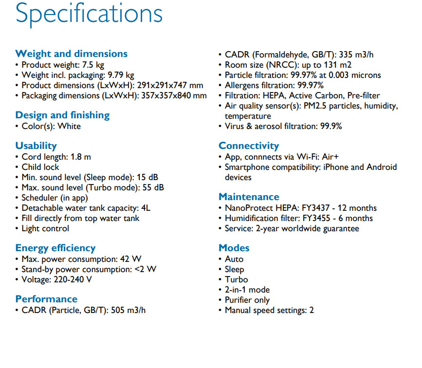 Philips Series 3000 2-in-1 Air Purifier & Humidifier - Image 6